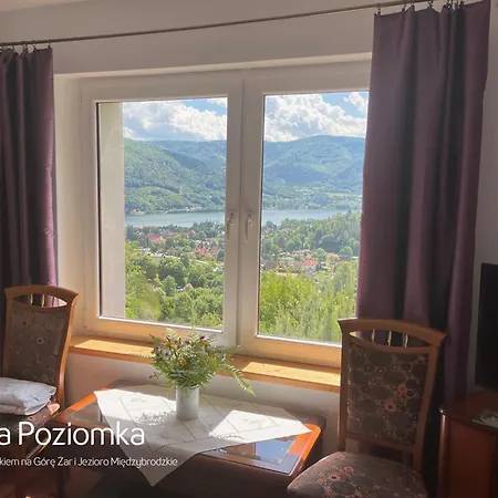 Poziomka Z Tarasem I Widokiem Na Gore Zar I Jezioro Miedzybrodzkie *