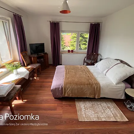 Poziomka Z Tarasem I Widokiem Na Gore Zar I Jezioro Miedzybrodzkie Villa Miedzybrodzie Bialskie