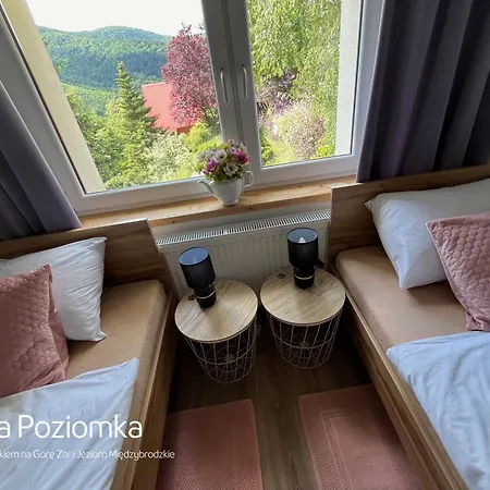 Villa Poziomka Z Tarasem I Widokiem Na Gore Zar I Jezioro Miedzybrodzkie Miedzybrodzie Bialskie