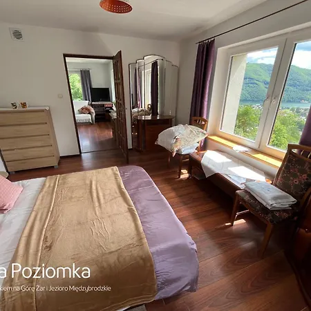 Poziomka Z Tarasem I Widokiem Na Gore Zar I Jezioro Miedzybrodzkie Villa
