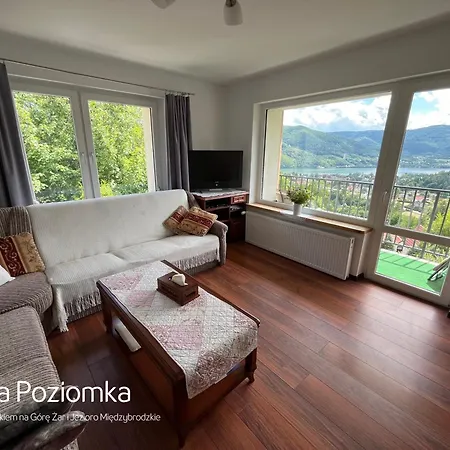 Villa Poziomka Z Tarasem I Widokiem Na Gore Zar I Jezioro Miedzybrodzkie Miedzybrodzie Bialskie