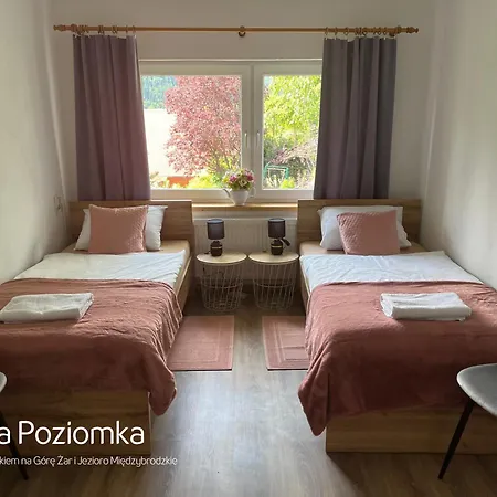 Poziomka Z Tarasem I Widokiem Na Gore Zar I Jezioro Miedzybrodzkie Villa *