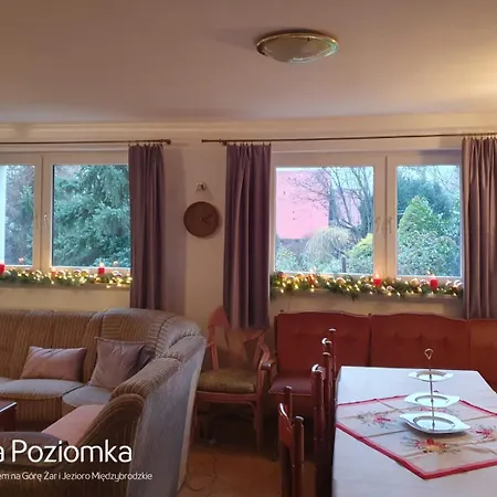 Poziomka Z Tarasem I Widokiem Na Gore Zar I Jezioro Miedzybrodzkie *