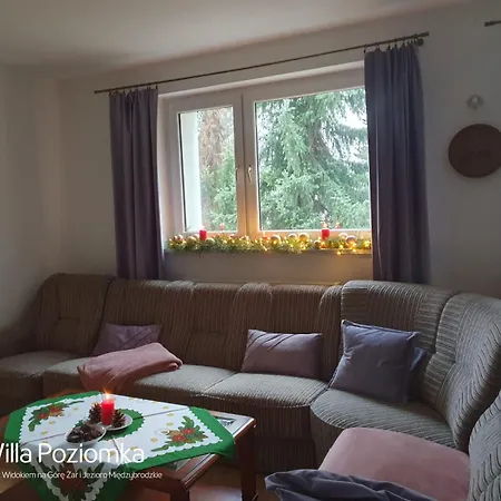 Villa Poziomka Z Tarasem I Widokiem Na Gore Zar I Jezioro Miedzybrodzkie *